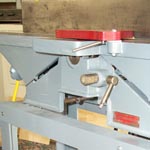 Jointer front with new guard